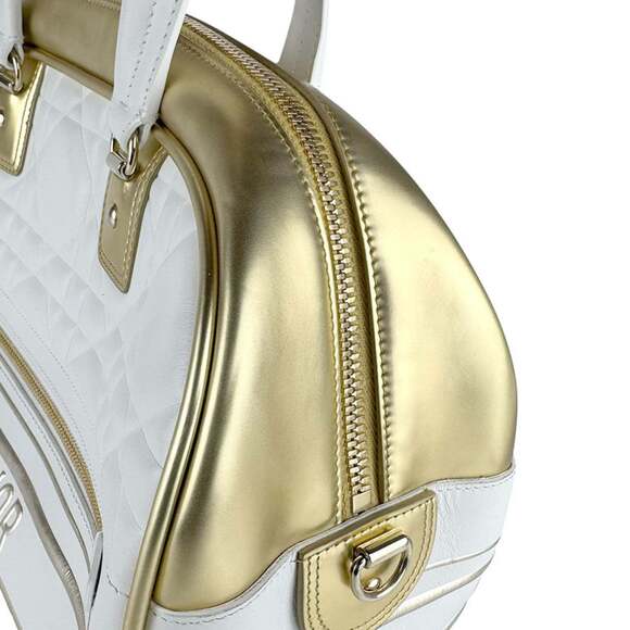 CHRISTIAN DIOR White Leather Shoulder Bag - Picture 7 of 13